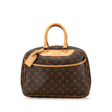 Brown Louis Vuitton Monogram Deauville Handbag