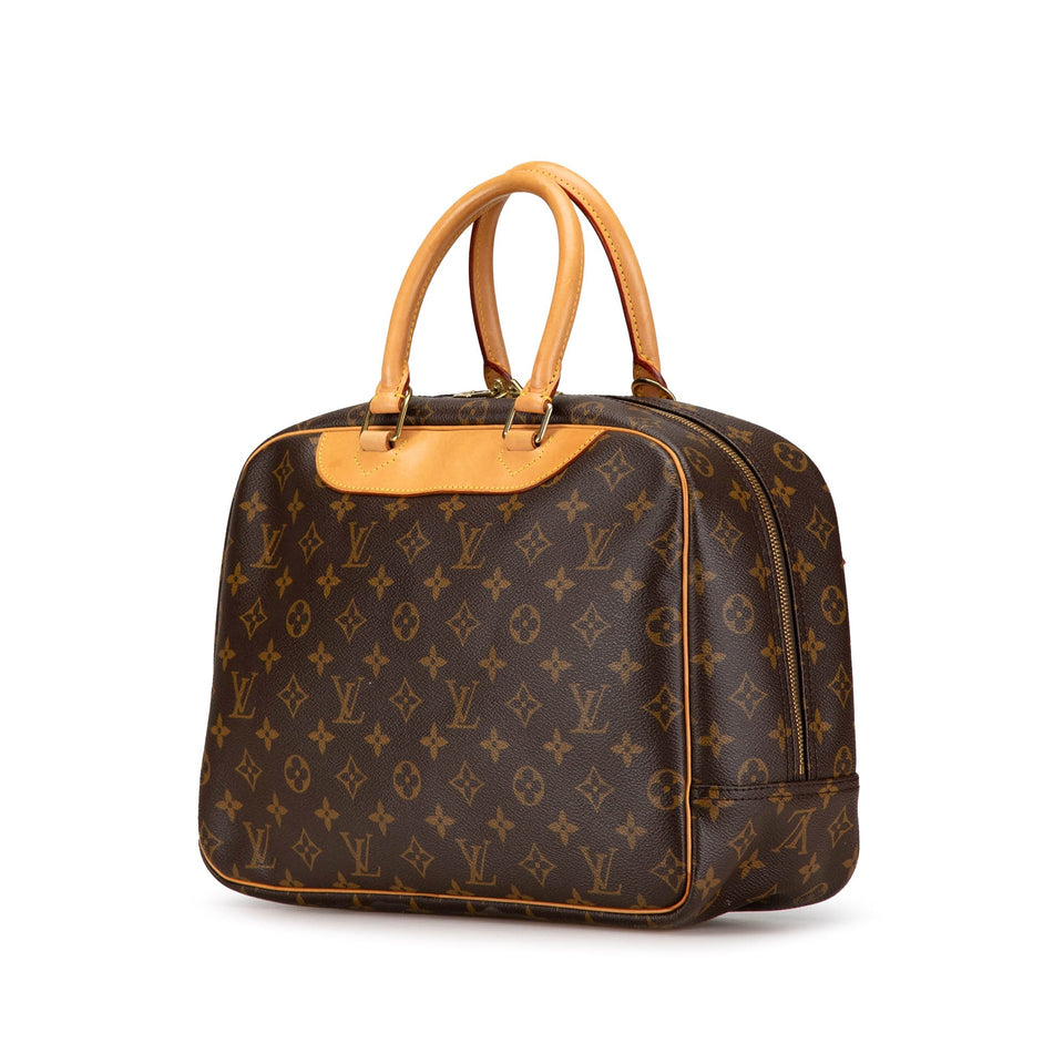 Brown Louis Vuitton Monogram Deauville Handbag