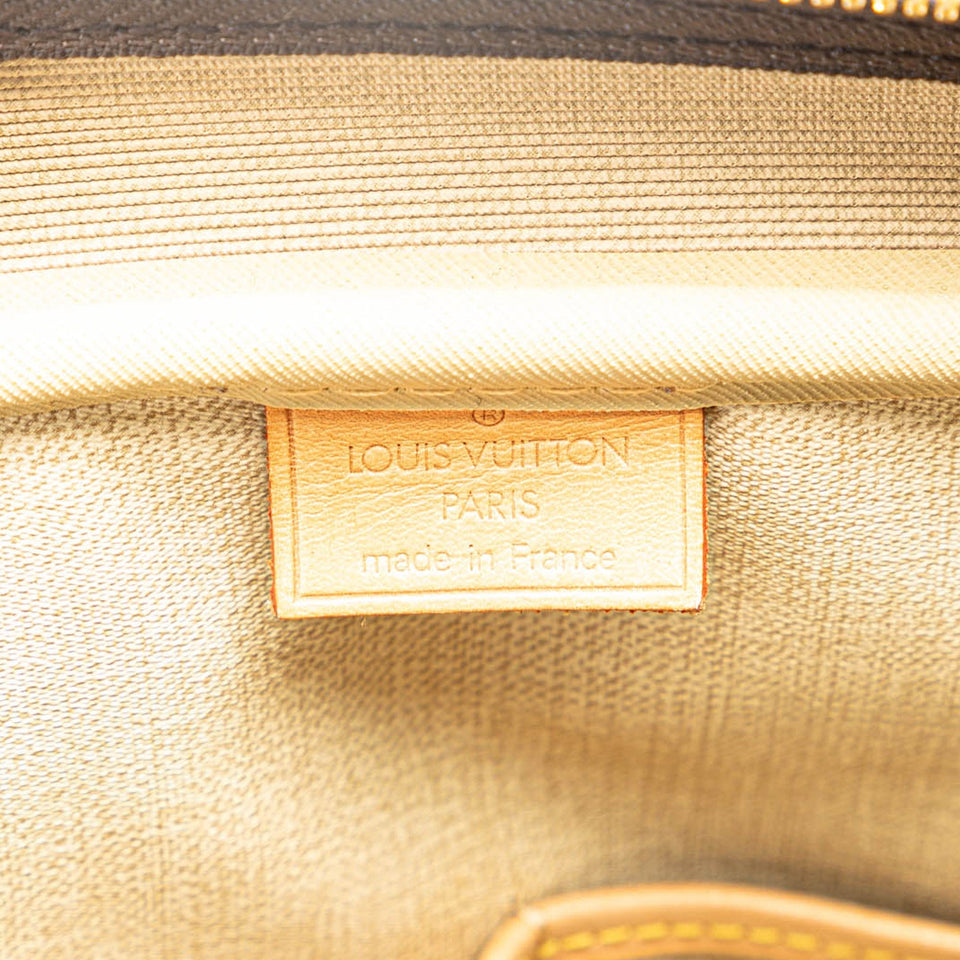 Brown Louis Vuitton Monogram Deauville Handbag