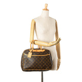 Brown Louis Vuitton Monogram Deauville Handbag