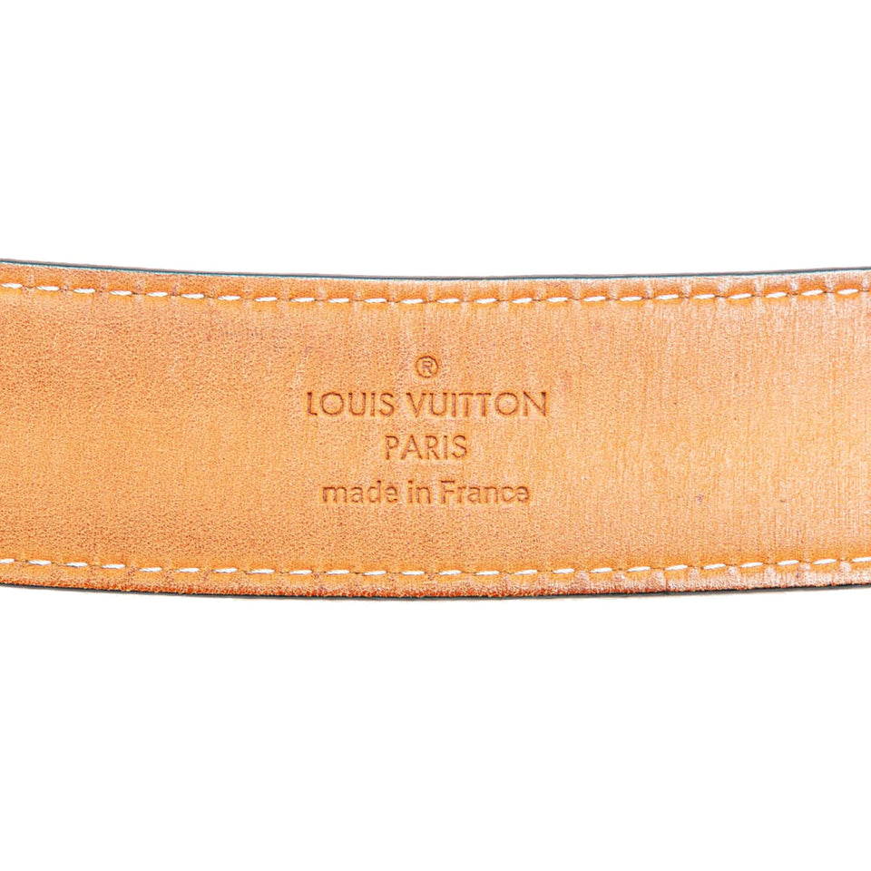 Black Louis Vuitton Epi Ceinture Belt