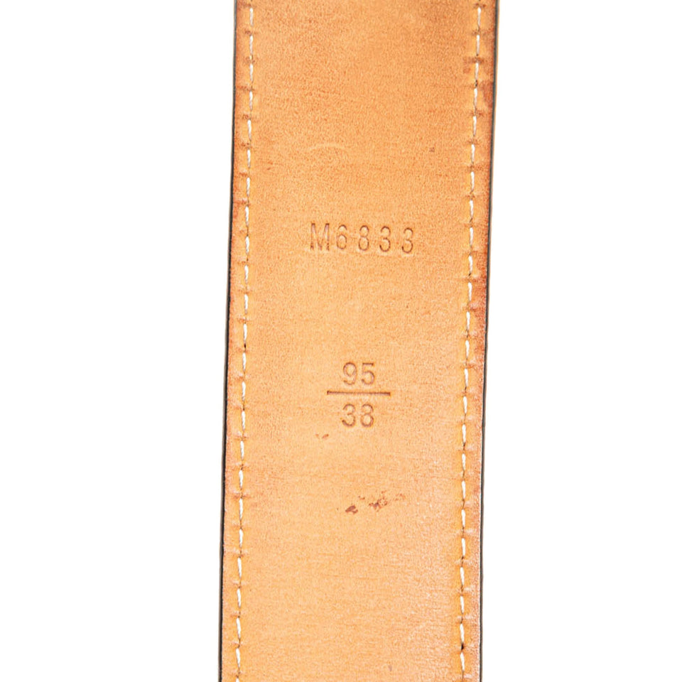 Black Louis Vuitton Epi Ceinture Belt