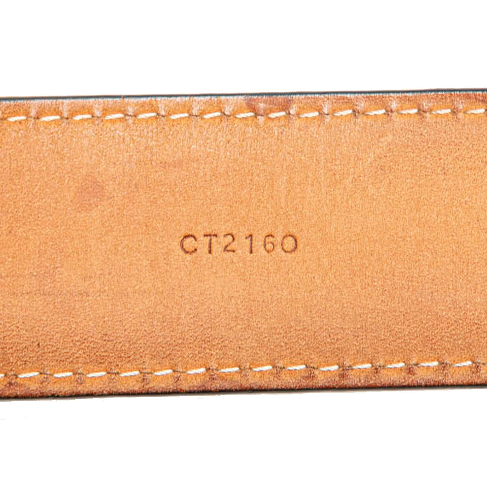 Black Louis Vuitton Epi Ceinture Belt