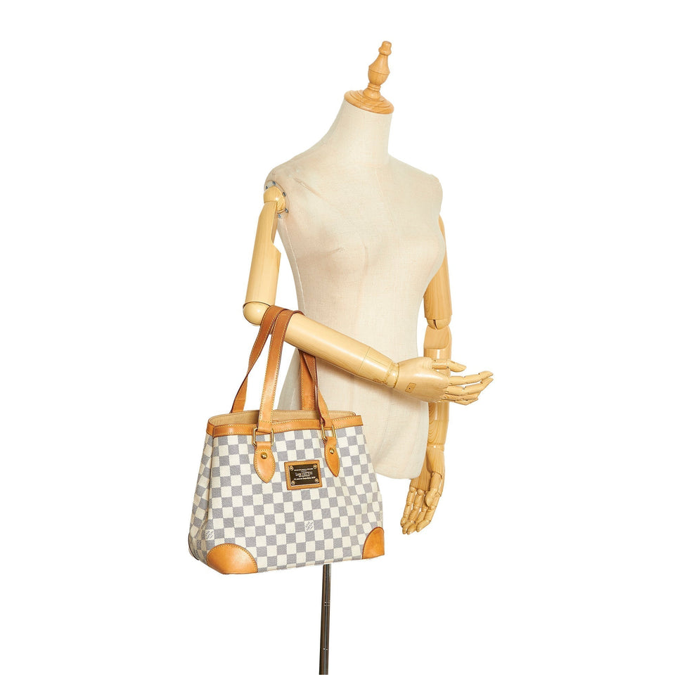Louis Vuitton Hampstead PM Damier Azur Canvas