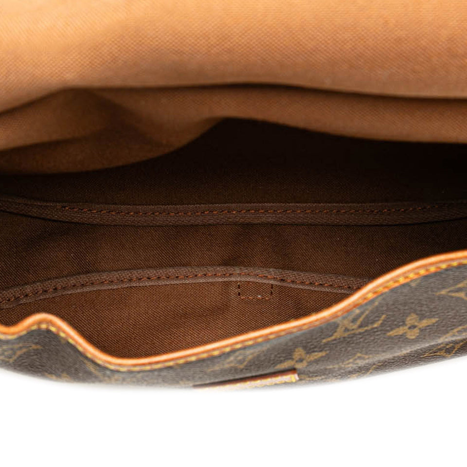 Brown Louis Vuitton Monogram Saumur 30 Crossbody Bag