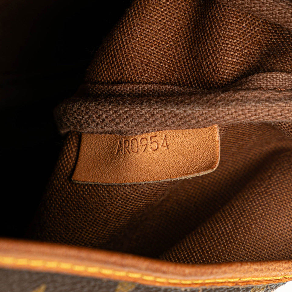 Brown Louis Vuitton Monogram Saumur 30 Crossbody Bag
