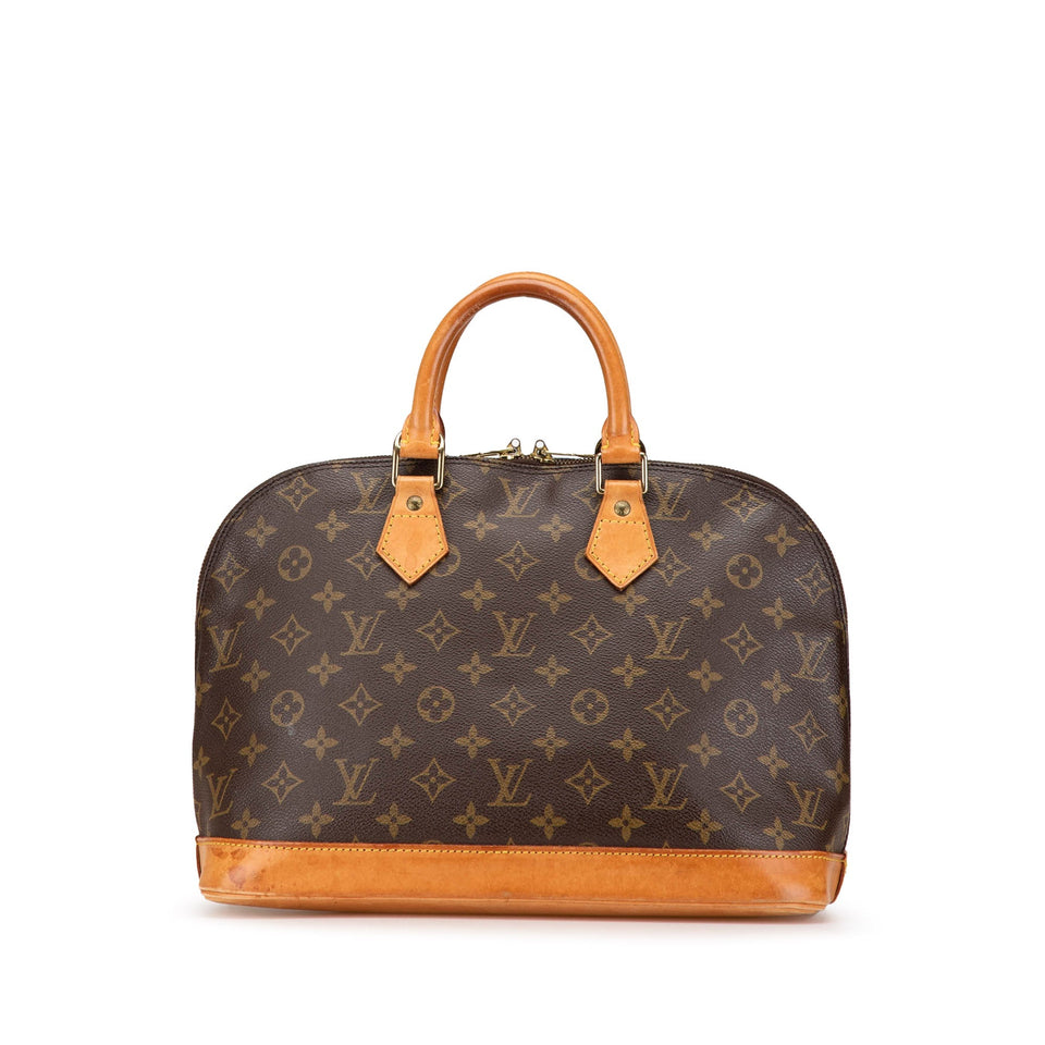 Brown Louis Vuitton Monogram Alma PM Handbag