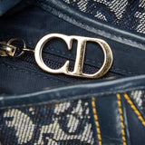 Dior Saddle Bag Blue Oblique Canvas