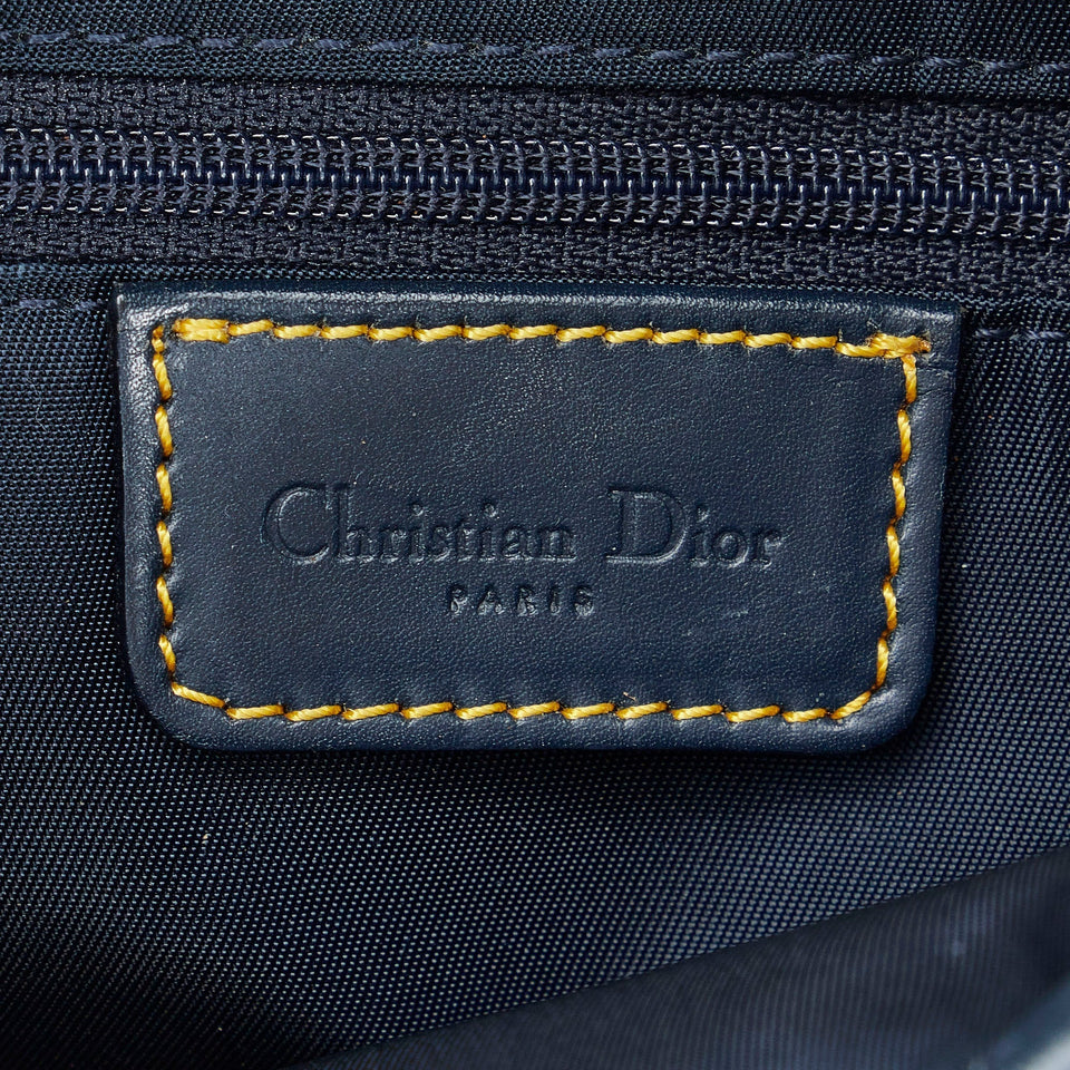 Dior Saddle Bag Blue Oblique Canvas