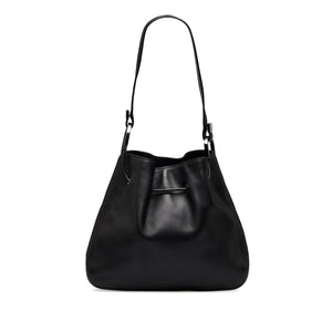 Gucci Shoulder Bag Black Leather