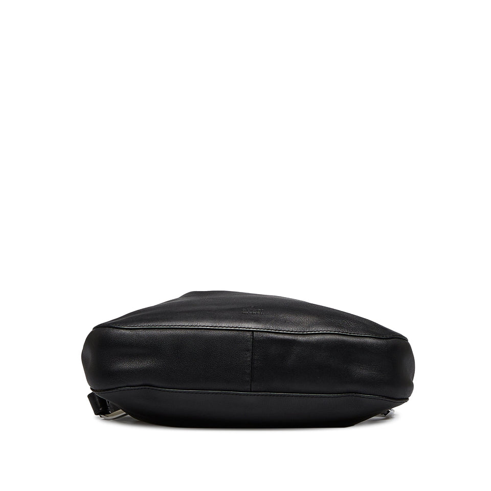 Gucci Shoulder Bag Black Leather