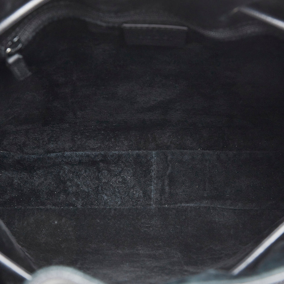 Gucci Shoulder Bag Black Leather