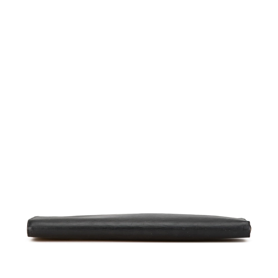 Black Louis Vuitton Epi Pochette Jour GM Clutch Bag