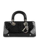 Lady Dior East West Patent Leather Handbag