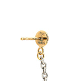 Gold Louis Vuitton Gold Plated Logomania Earrings