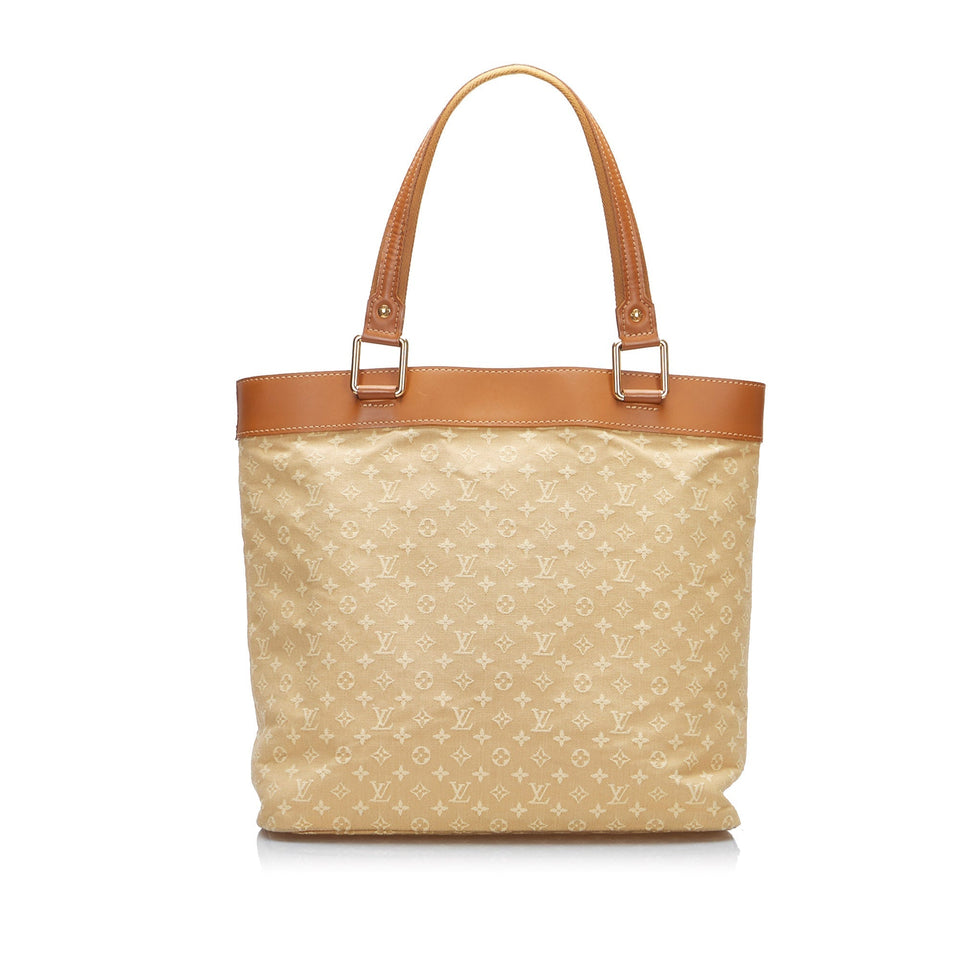 Louis Vuitton Lucille GM Brown Mini Lin Monogram Canvas