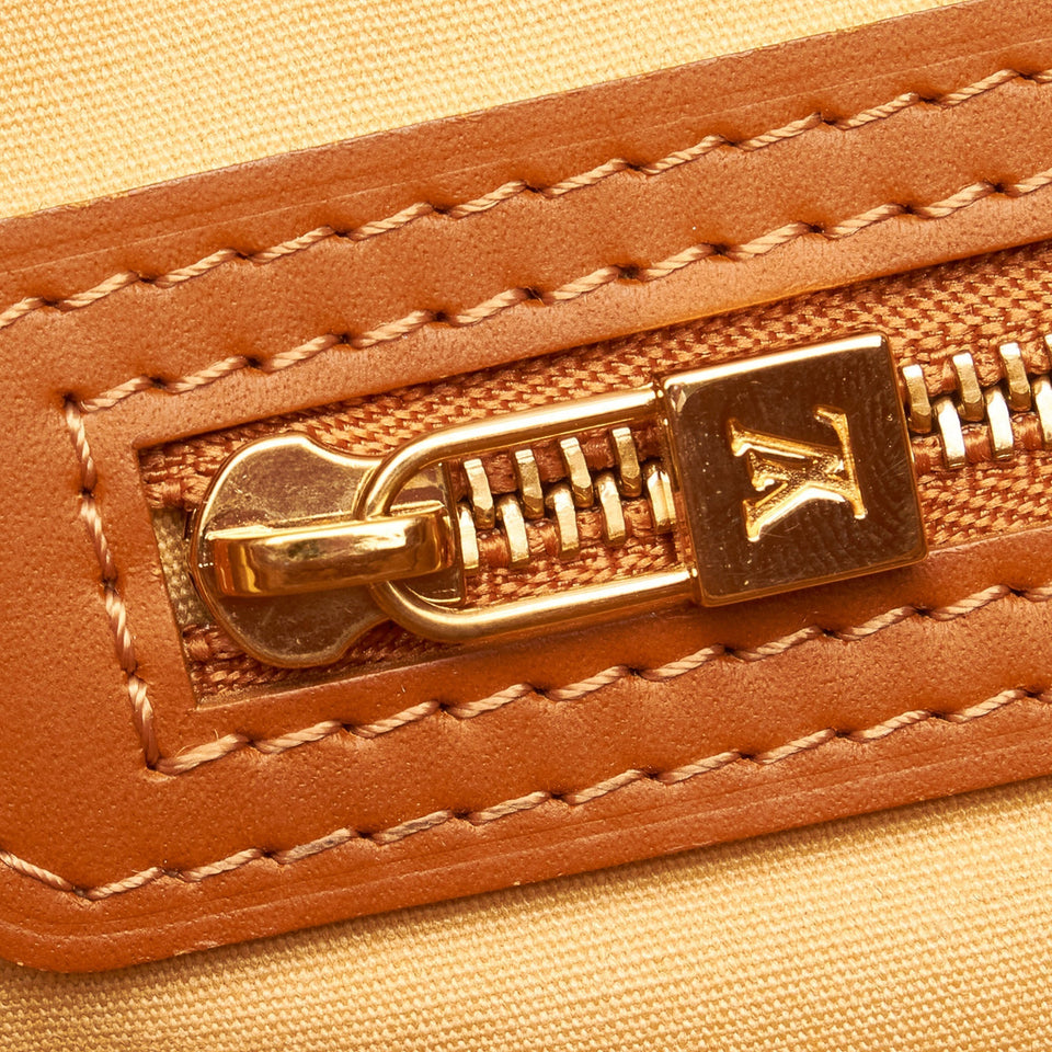 Louis Vuitton Lucille GM Brown Mini Lin Monogram Canvas