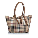 Burberry Brown Haymarket Check Salisbury Tote Romania