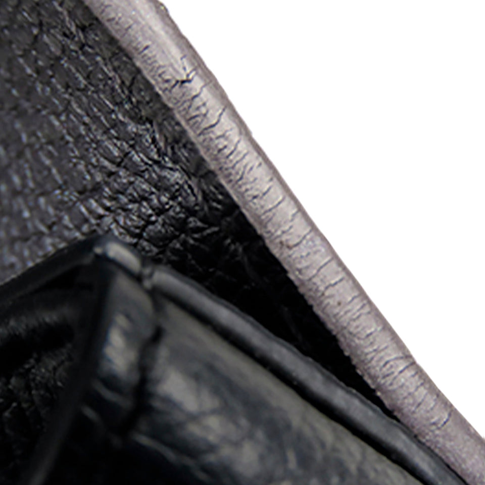 Gray Louis Vuitton Eyelet LockMe II Satchel