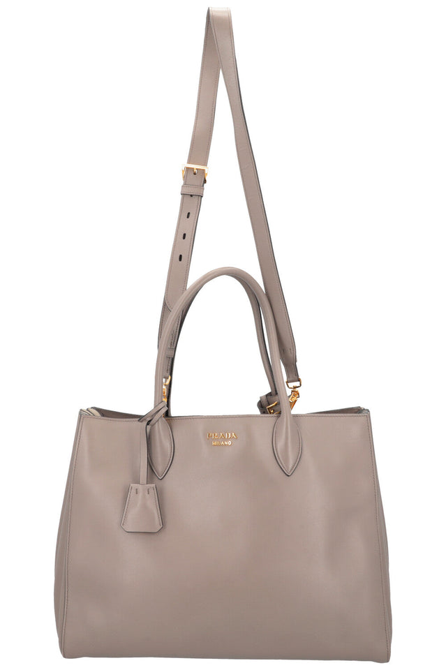 PRADA Large Bibliotheque City Bag Grey