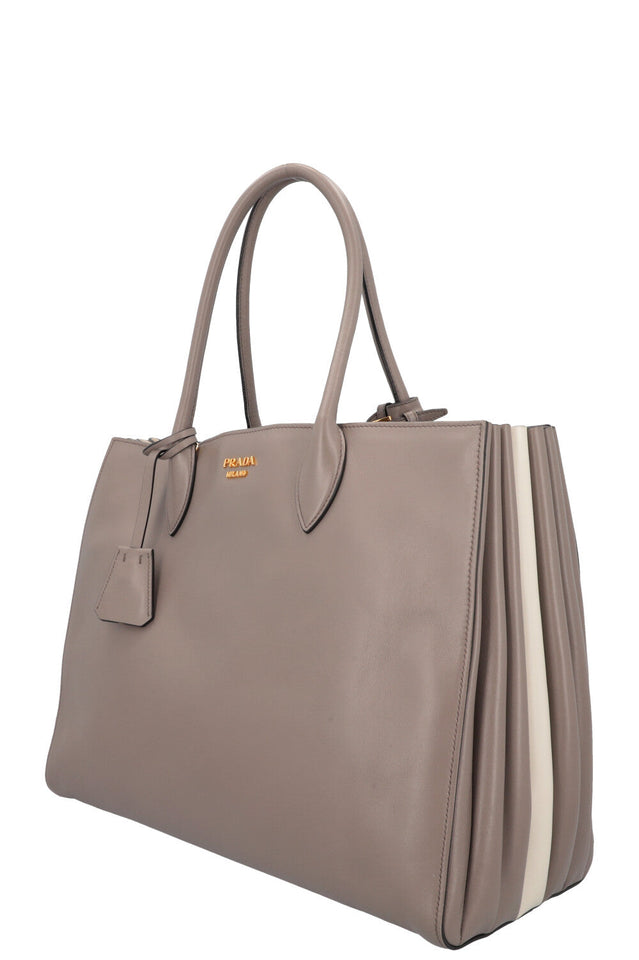 PRADA Large Bibliotheque City Bag Grey