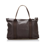 Brown Hermes Caravan Horizontal Tote Bag Satchel