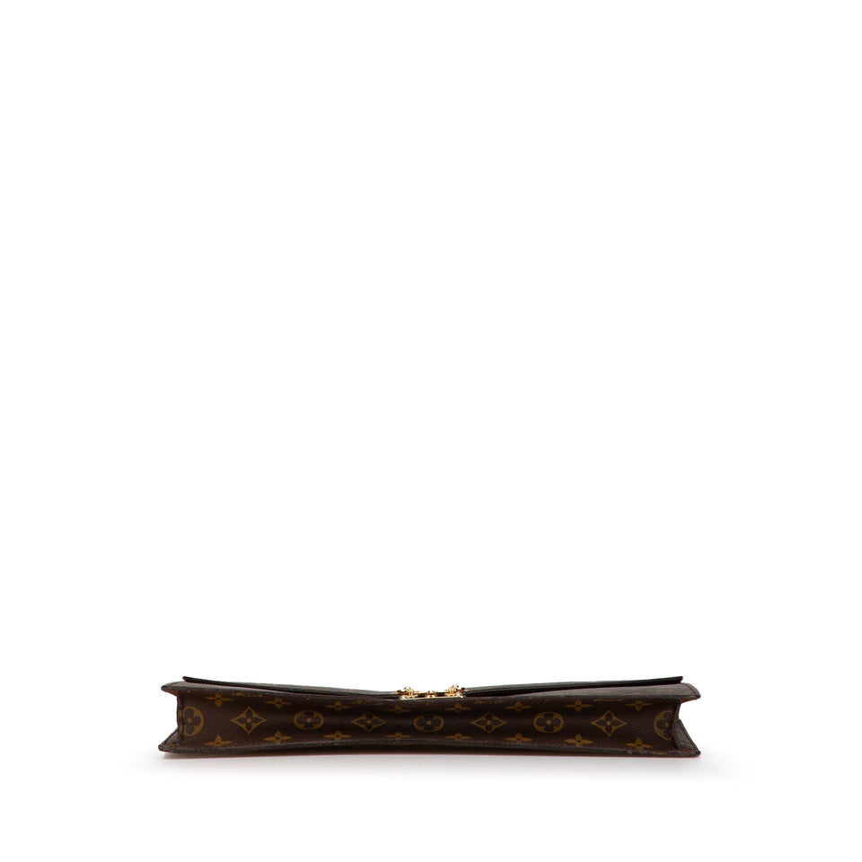 Brown Louis Vuitton Monogram Porte-Documents Senateur Business Bag
