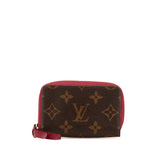 Brown Louis Vuitton Monogram Zippy Multicartes Wallet
