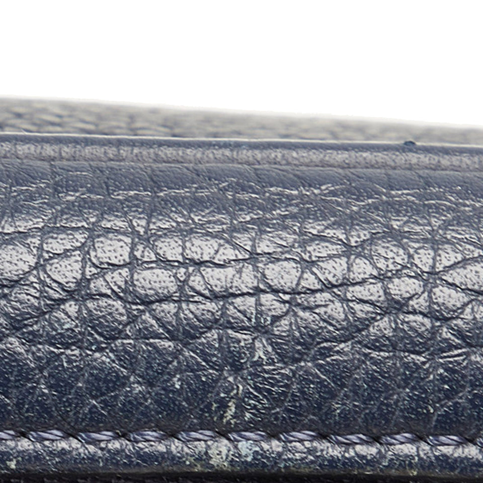 Blue Louis Vuitton Taurillon Danube LV Circle  PM