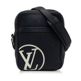 Blue Louis Vuitton Taurillon Danube LV Circle  PM