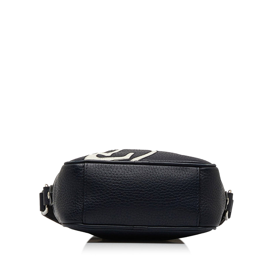 Blue Louis Vuitton Taurillon Danube LV Circle  PM