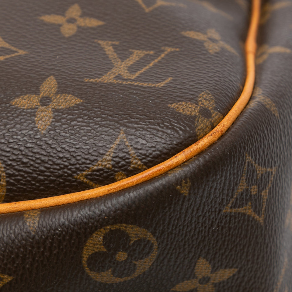 Brown Louis Vuitton Monogram Alize 24 Heures Travel Bag