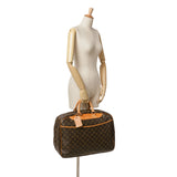 Brown Louis Vuitton Monogram Alize 24 Heures Travel Bag