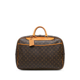 Brown Louis Vuitton Monogram Alize 24 Heures Travel Bag