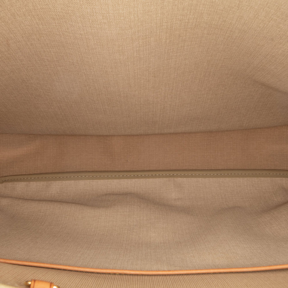 Brown Louis Vuitton Monogram Alize 24 Heures Travel Bag