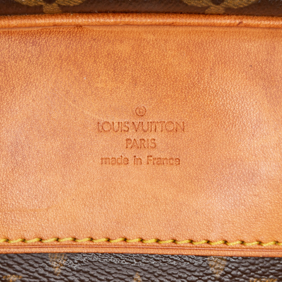 Brown Louis Vuitton Monogram Alize 24 Heures Travel Bag