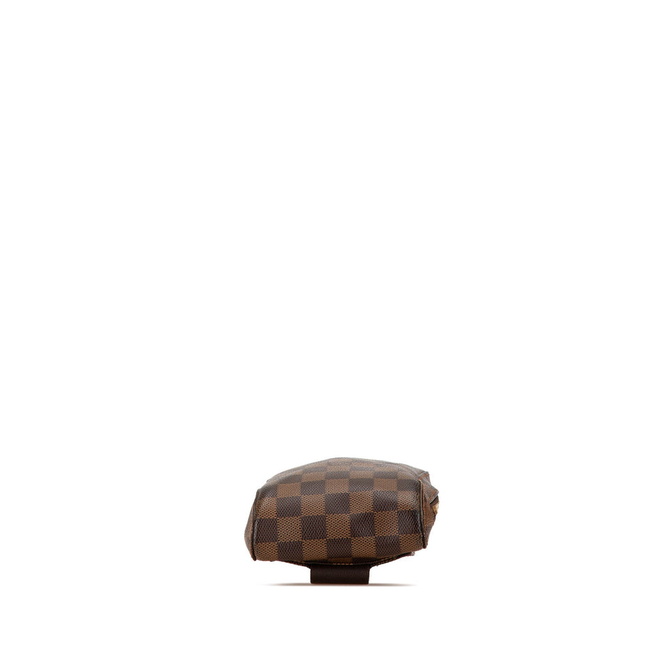 Brown Louis Vuitton Damier Ebene Geronimos Crossbody Bag