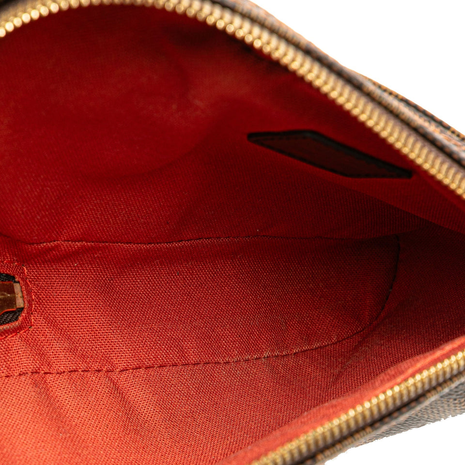 Brown Louis Vuitton Damier Ebene Geronimos Crossbody Bag