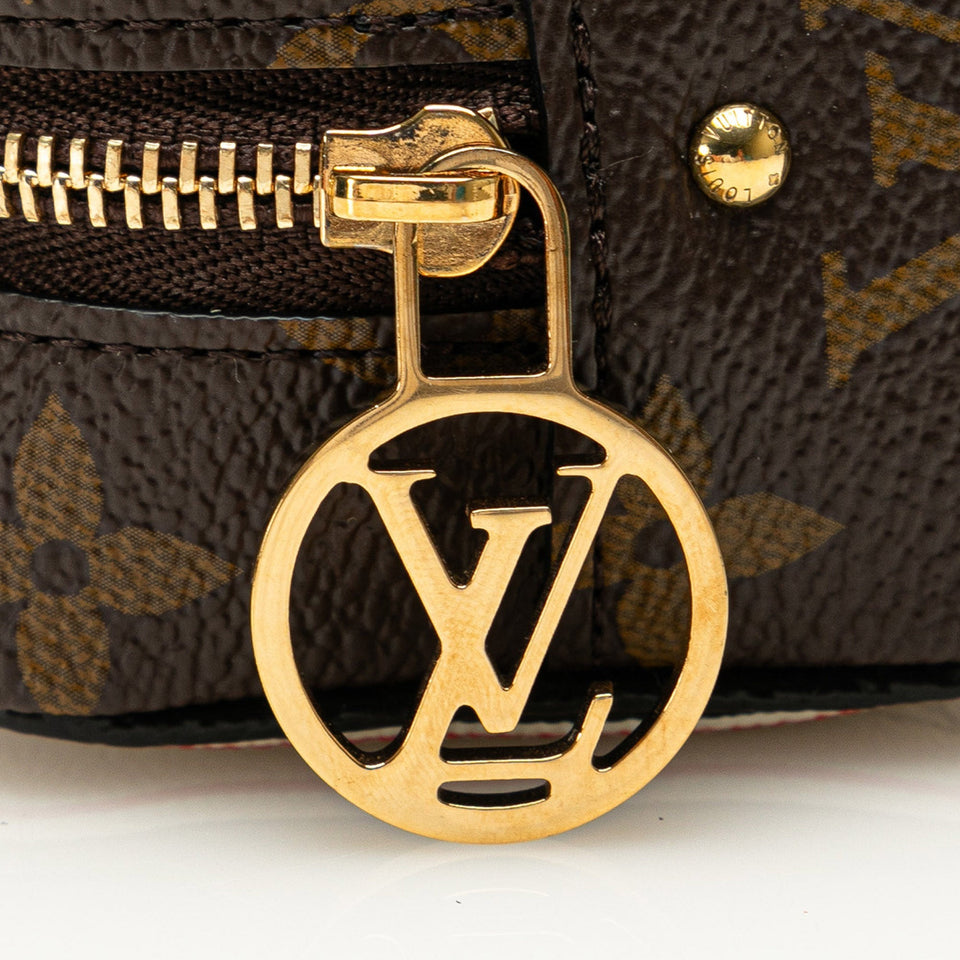 Brown Louis Vuitton Monogram Game On Cube Coin Purse