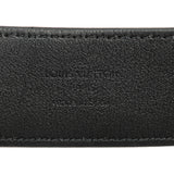 Black Louis Vuitton Monogram Eclipse Reversible Belt