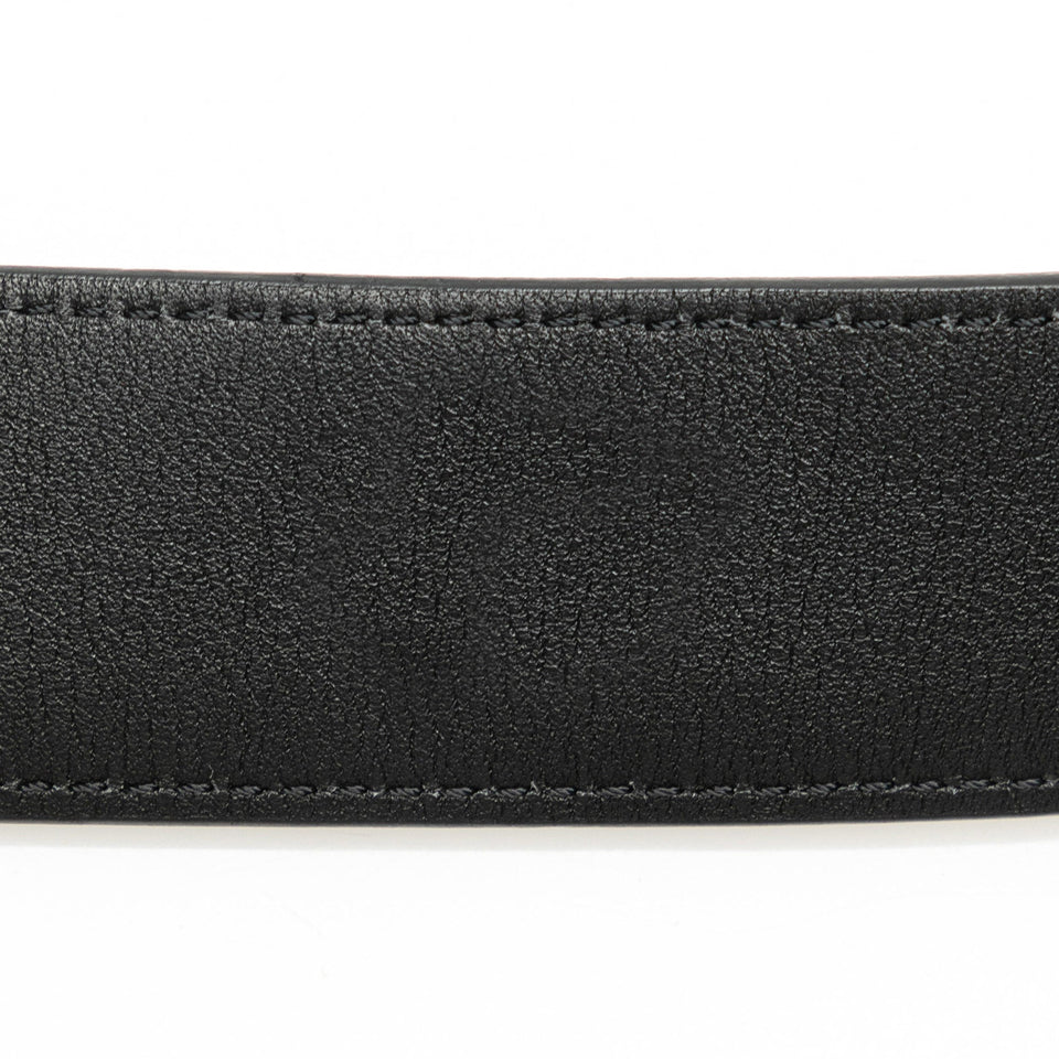 Black Louis Vuitton Monogram Eclipse Reversible Belt