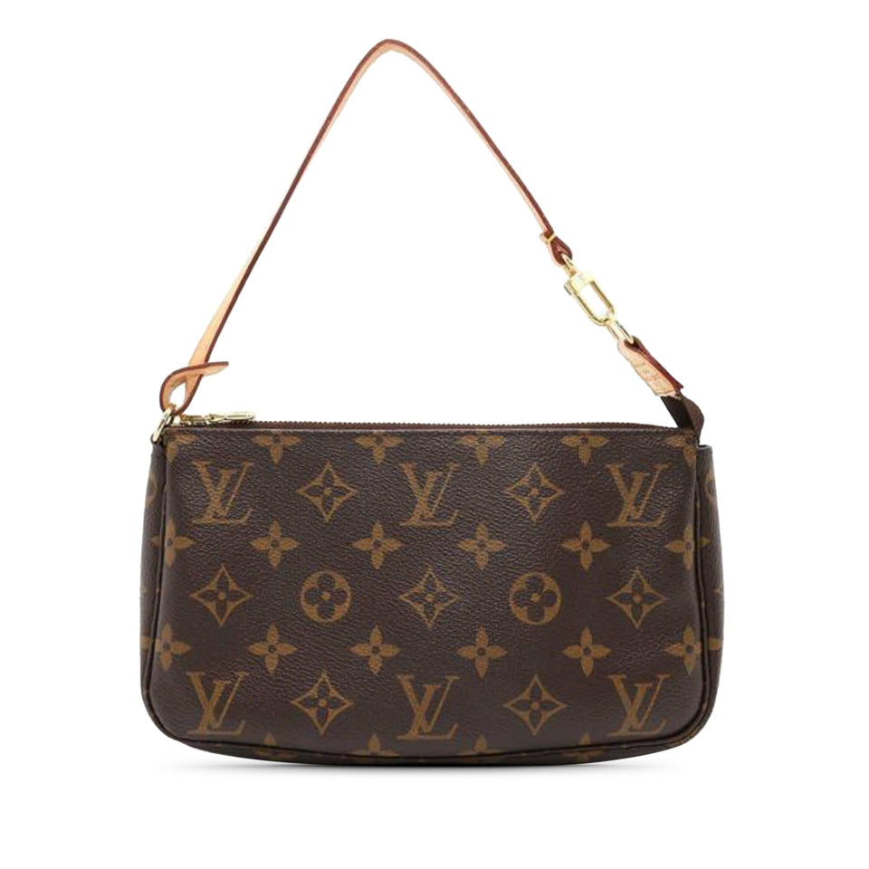 Brown Louis Vuitton Monogram Pochette Accessoires Shoulder Bag