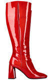 PRADA Boots Patent Red