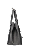PRADA Medium Double Tote Bag Black