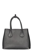 PRADA Medium Double Tote Bag Black