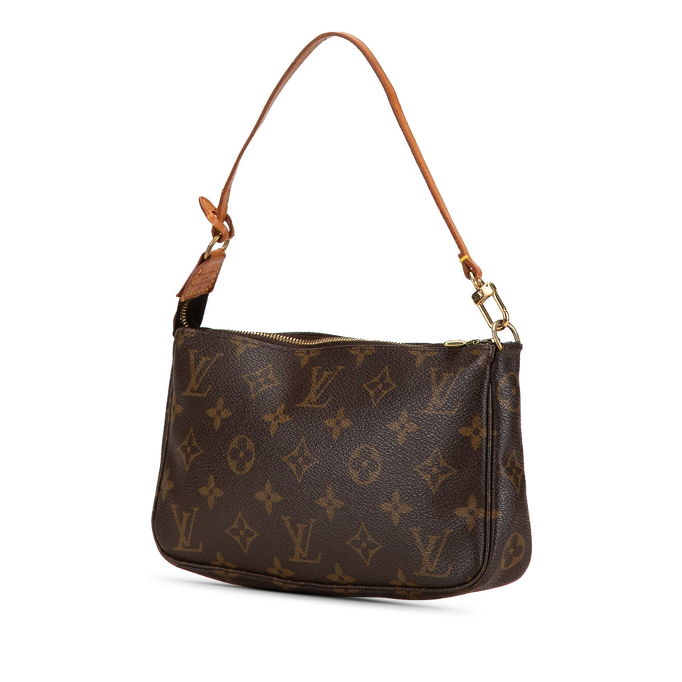 Brown Louis Vuitton Monogram Pochette Accessoires Shoulder Bag