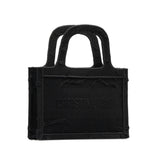 Black Dior Mini Book Tote