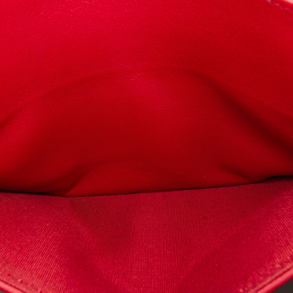 Chanel Boy Wallet on Chain Red Lambskin Gold