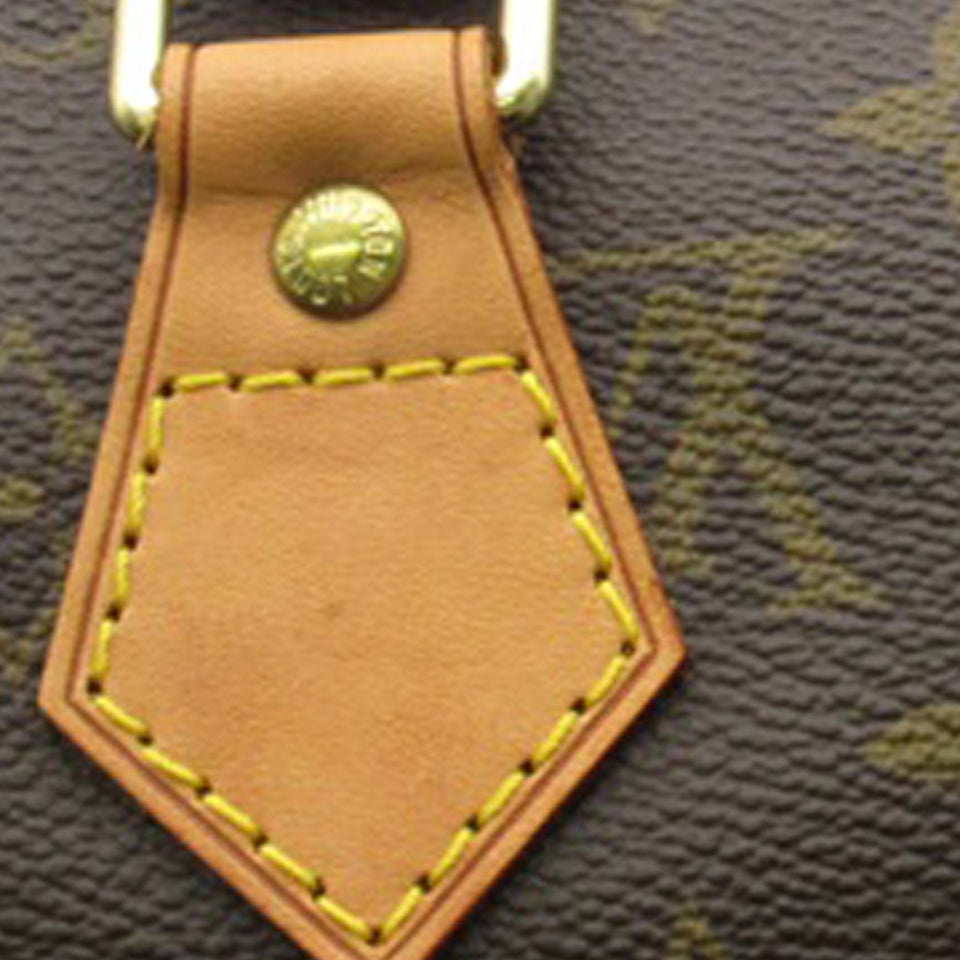 Brown Louis Vuitton Monogram Speedy 35 Boston Bag