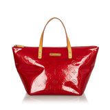 Louis Vuitton Bellevue PM Red Monogram Vernis